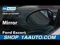 How to Replace Side View Mirrors 1998-2003 Ford Escort