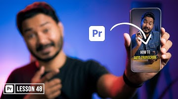 How to auto transcribe and  Create Subtitle in Premiere Pro | EP 48