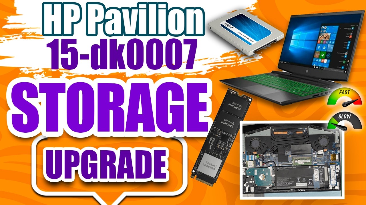 How to Upgrade SSD Storage on HP Pavilion Gaming Laptop 15 DK0007