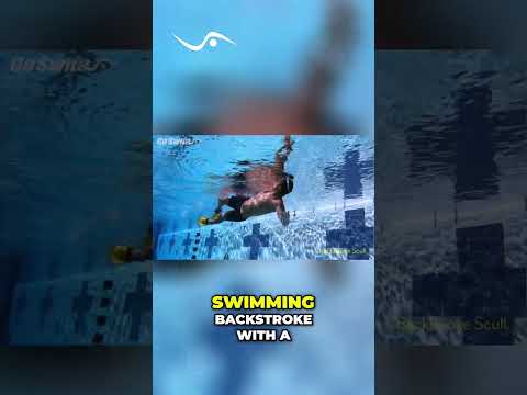 Backstroke Scull Drill: Swim Faster with This Elbow Push! #shorts