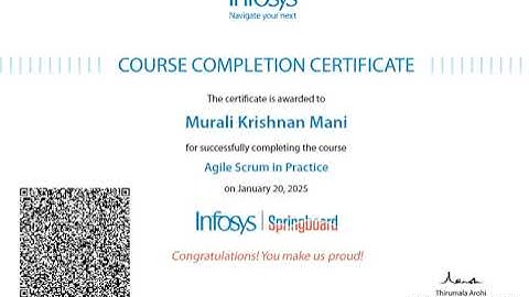 Agile Scrum Practice certification