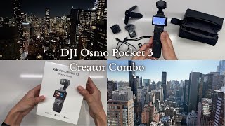 Dji Osmo Pocket 3 - Creator combo | Unboxing | Comparison to Iphone 15 Pro Max