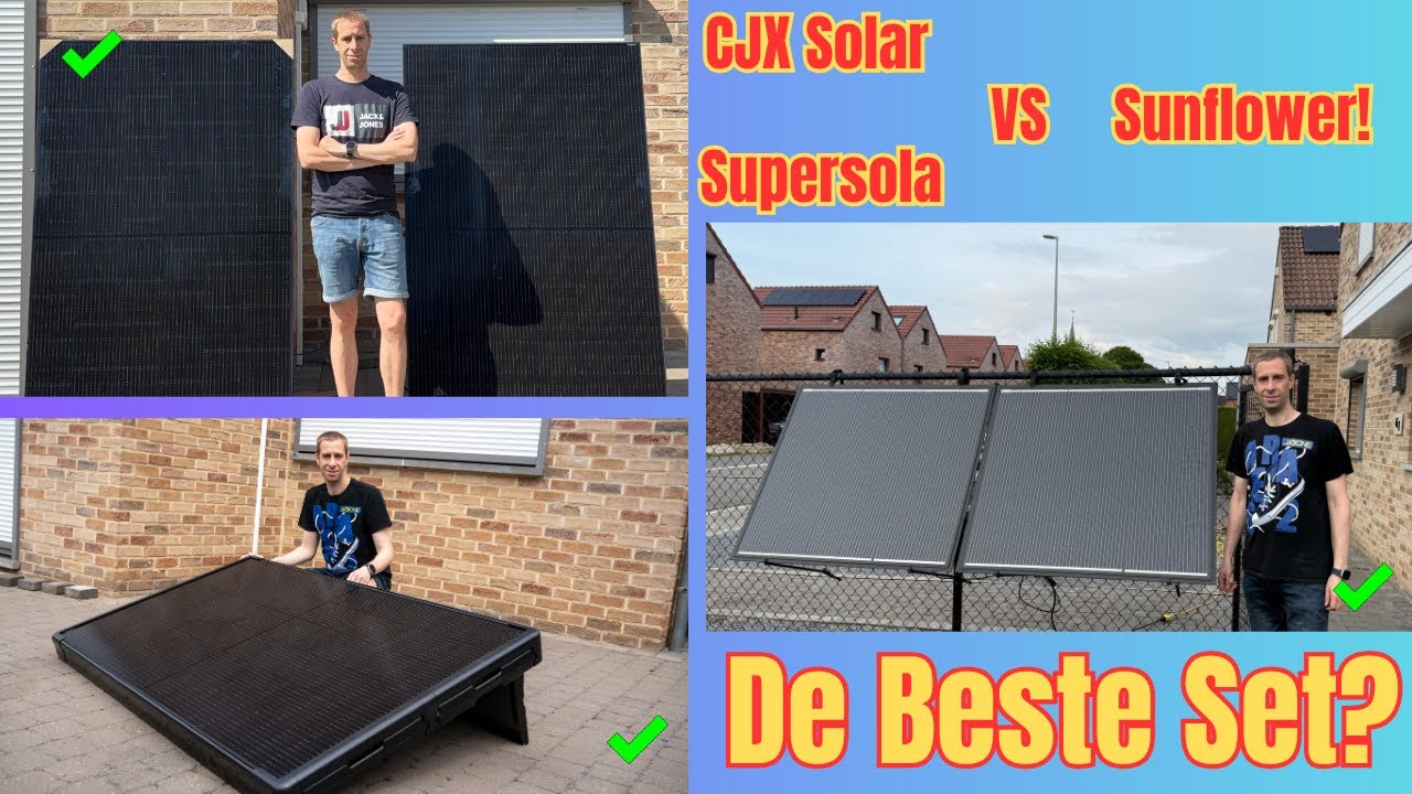 Dé beste plug-in zonnepanelen van 2025? Supersola, CJX en Sunflower vergeleken!