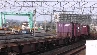 【貨物】 EF65-2093号機牽引貨物 75レ @岸辺
