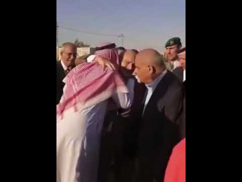 الاميرحسن بن طلال يقول بواجب العزاء شيوخ بني صخر ال حديثه الخريشا