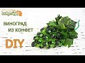 Виноград из конфет своими руками ☆ Композиции из конфет своими руками ☆ diy