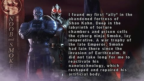 Mortal Kombat Deception Noob and Smoke playthrough (PlayStation 2)