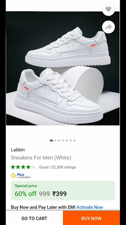 TOP 5 WHITE SNEAKERS UNDER 500RS ❤️ #whitesneakersmen #sneakers #sneakershopping