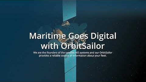 OrbitSailor - The next step in supporting vessel operations in a new and agile way