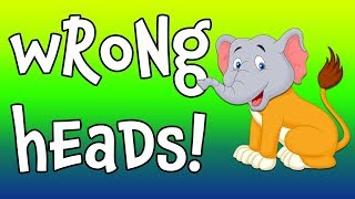 Wrong Heads! Wild Animal Matching Game for Children screenshot 4