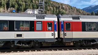 EC164 bei der Ausfahrt in Landeck-Zams