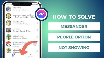 How to Fix Messenger People Option Not Showing Problem 2024