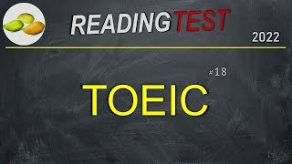 TOEIC Reading Test 18