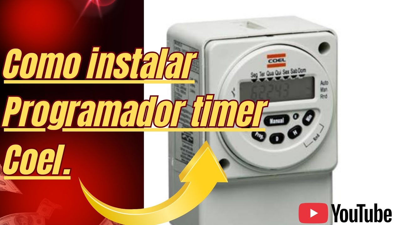 Como ligar um programador timer coisas que todo eletricista tem que saber #programador #eletricista 