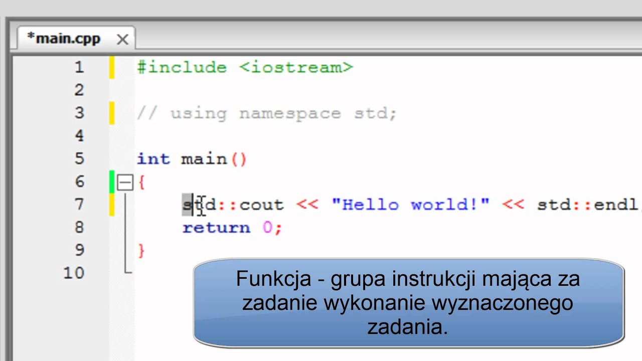 Kurs C++ 3: Budowa Programu - YouTube