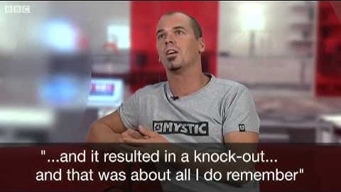 Kite surfer Lewis Crathern recalls South Africa crash   BBC News