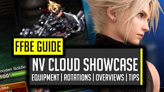 Neo Vision Cloud Showcase! This FFVII NV Can Self Cap! - [FFBE] Final Fantasy Brave Exvius