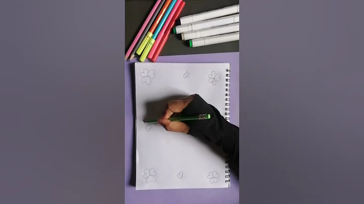 Simple Border Design idea #shorts #shortvideo