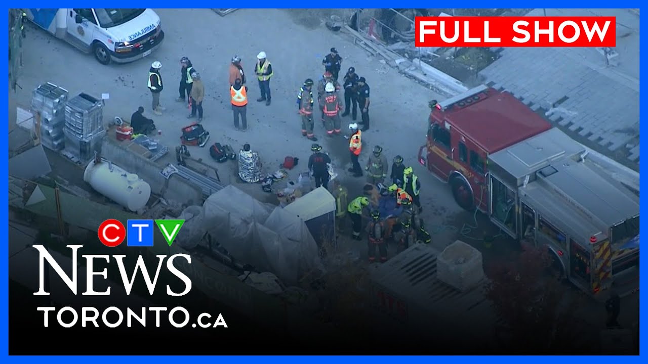 Четыре рабочих получили тяжёлые травмы в результате взрыва газа | CTV News Toronto, 14 октября 20...