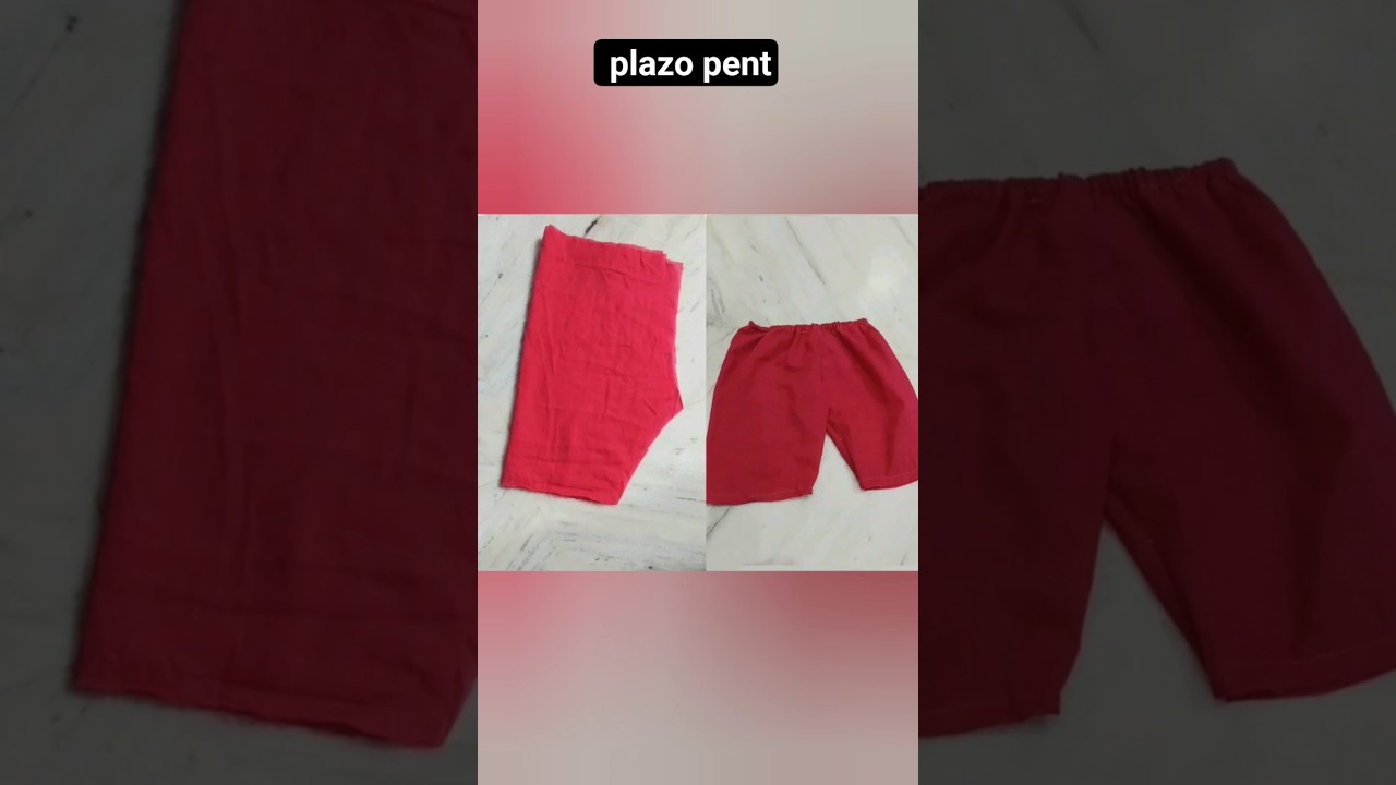 4  to 5 month baby plazo pent cutting / how to make palazzo stitching # short 
