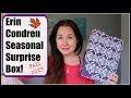 Erin Condren Fall Seasonal Surprise Box Unboxing | #ECSurpriseBox