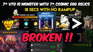 I Awakened the 7* Cosmic Egg Relic & Ranked Up 7* VTD - Vtd is Monster with this Relics (Broken)