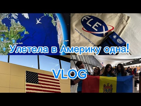 Vlog: Улетела в Америку по программе FLEX на целый год одна!