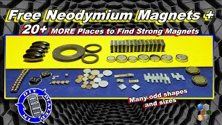 Free Neodymium Magnets  How To Find Strong Magnets Free  Part II