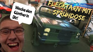 Morlock Motors Lackierer Günther in Gurkig! Chevy K30 Flecktarn Lackierung [SELFMADE]