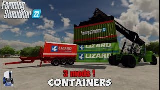 FS22  New Mod (console): Grain Containers | 3 Container Mods | Mods in the spots # 302