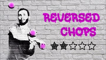 3 Ball Juggling: Reversed Chops (with Slow Mo)