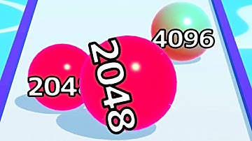 Ball Run Infinity Number Up To (128M, 256M, 512M, 1024M) ! All Levels Gameplay Part 74 android, ios