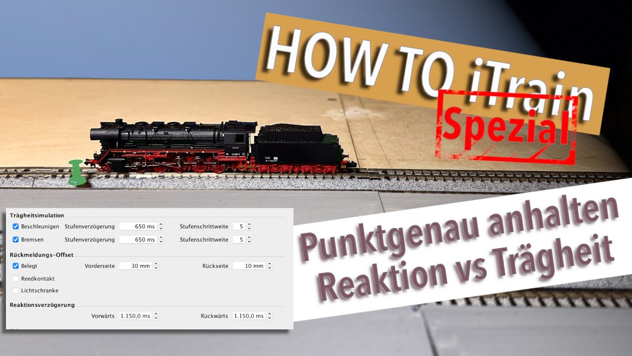 HowTo iTrain Spezial -  Reaktionsverzögerung vs Trägheitssimulation? Der Praxistest!