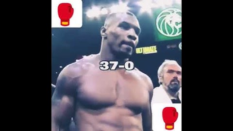 Тайсон первое поражение