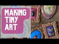 Resin casting tiny art