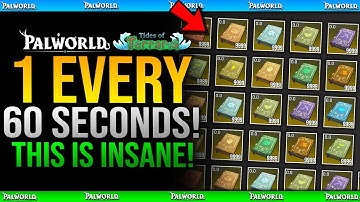 1 EVERY 60 SECONDS! Fastest Applied Technique Books Farm in Palworld Tides Of Terraria (No Glitches)