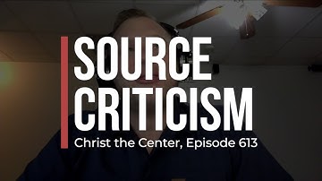 Source Criticism