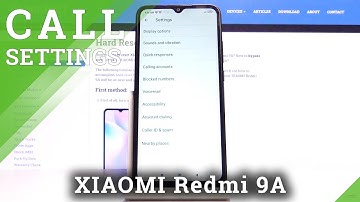 XIAOMI Redmi 9A and Call Options – Hide & Enable Caller ID