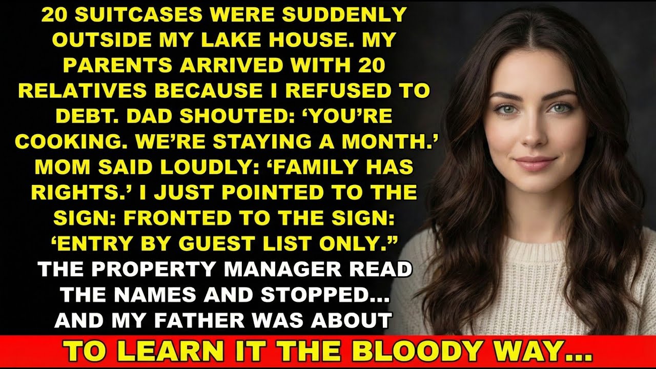 20 Suitcases Showed Up at My Lake House—My Parents