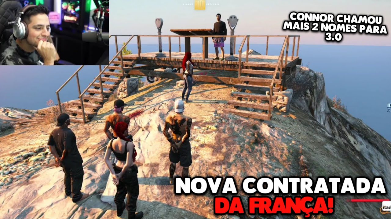 CONNOR CONTRATANDO A MANDRAKA PARA A FRANÇA 3.0 MAS ANTES BAIA TESTOU ELA | CONVIDOU 2 PESSOAS 3.0