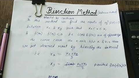 Bisection method