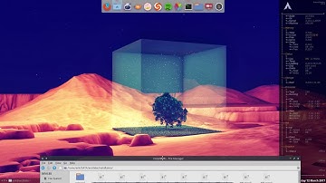 ARCHLabs : 18 how to use the installation scripts - transparent gnome-terminal