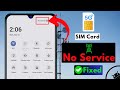 How To Fix SIM Card No Service Problem on Any Android Phone | No Service SIM Card Issues