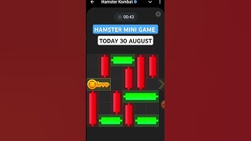 Mini Game Today 30 August Hamster KombatHow to Solve Mini Game Puzzle in HamsterKombat (100%)Solve