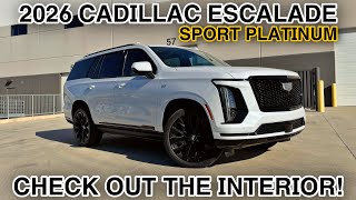 2026 Cadillac Escalade Sport Platinum Full Review