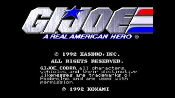 G I  Joe Arcade Game, Konami 1992, playthrough