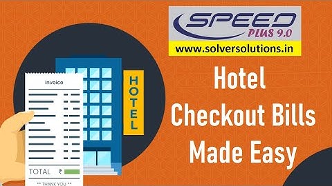 Speed Plus 9.0 : Now Generate Checkout Bills Easily with fully customizable Bill format