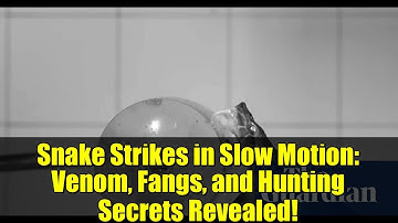 Snake Strikes in Slow Motion: Venom, Fangs, and Hunting Secrets Revealed!