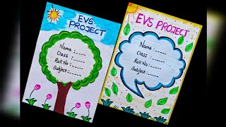 Beautiful border design for environment project| Front Page Designs for EVS Project #evs #drawing