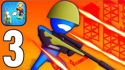 Army Evolution: Clash Of Ages - Gameplay Walkthrough Part 3 Stick war army commander (Android,iOS)